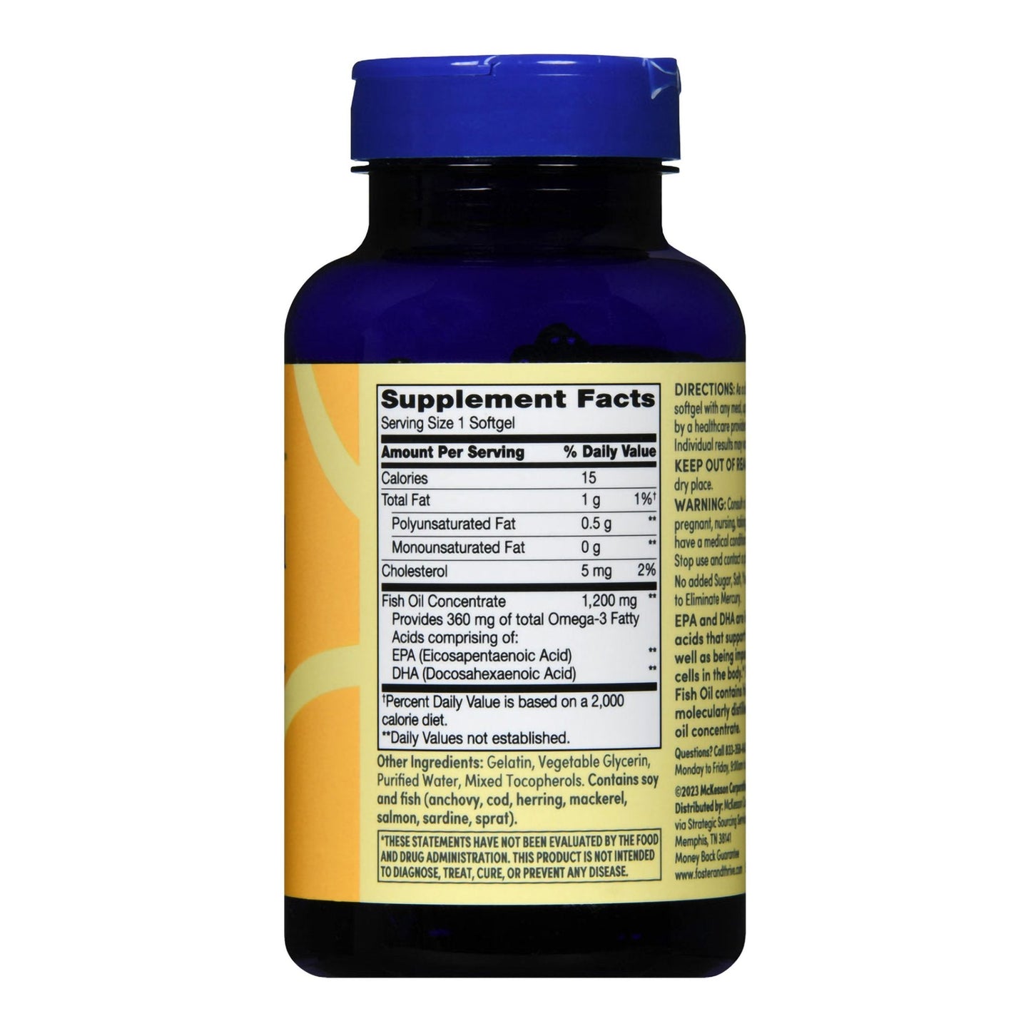 Foster & Thrive™ Fish Oil 1200 mg Softgels 01093995739