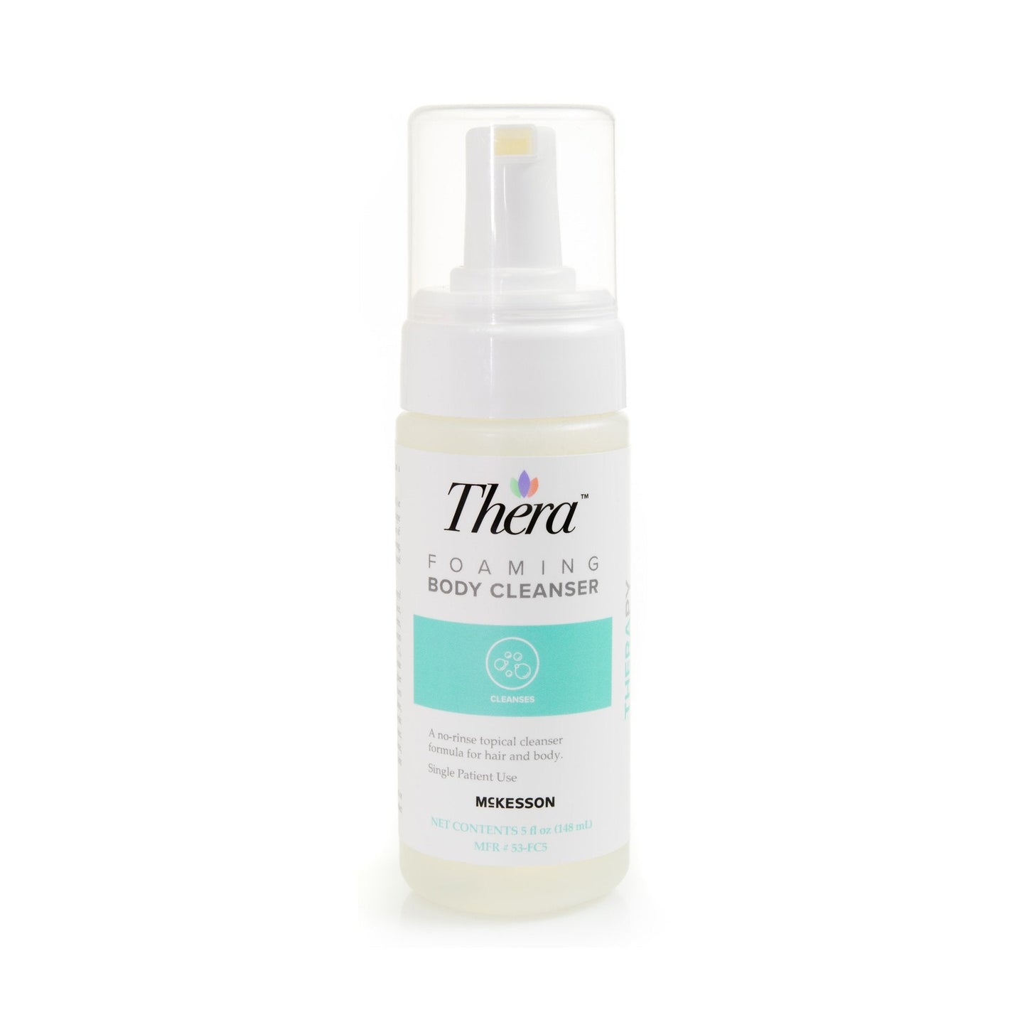 McKesson Thera® Foaming Body Cleanser, 5-ounce pump bottle 53-FC5