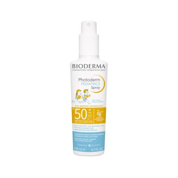 Bioderma Children's Sunscreen Spray SPF50+ Water-Resistant, Fragrance-Free, Non-Greasy - 6.76 fl oz