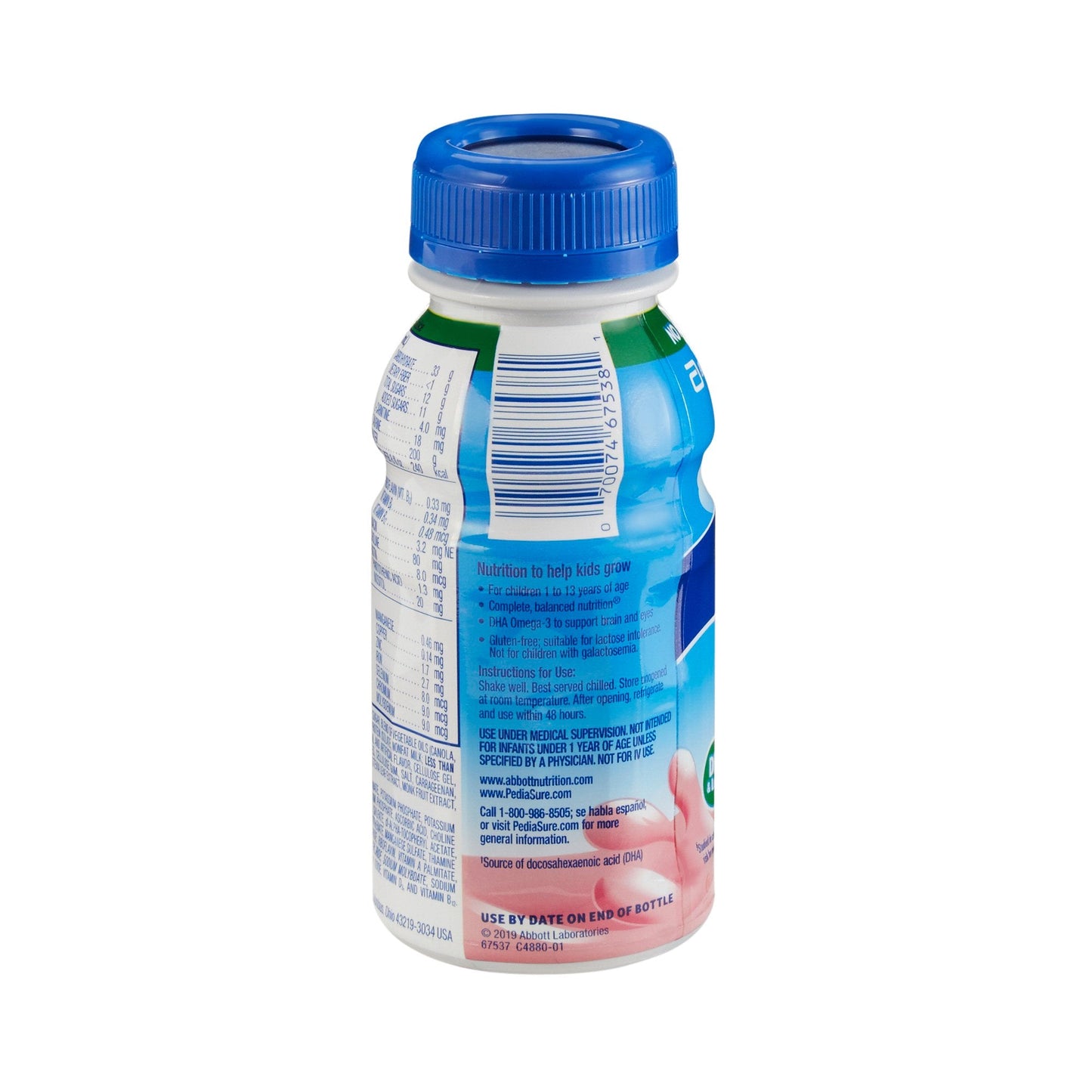PediaSure® Grow & Gain Therapeutic Nutrition, Strawberry, 8-ounce bottle 67537