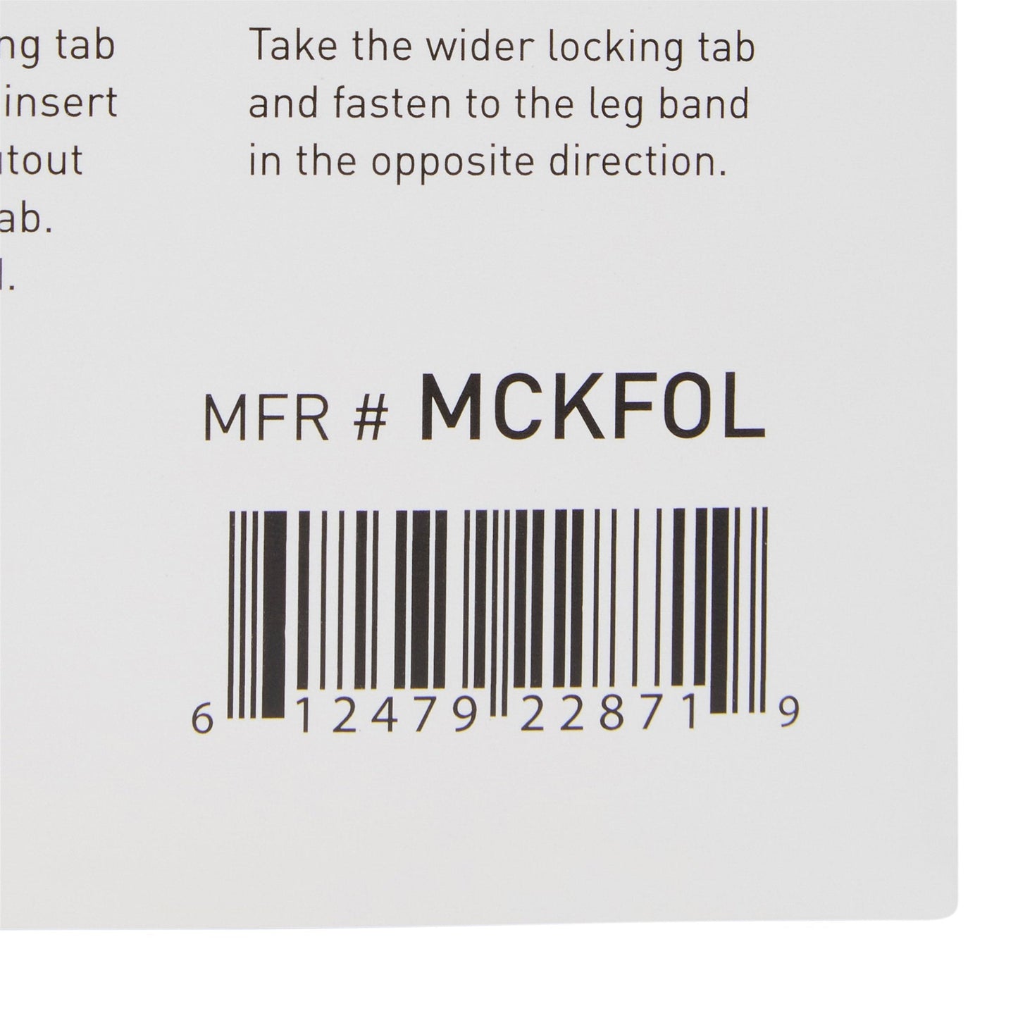 McKesson Foley Catheter Holder Leg Strap With Dual-Locking Tabs, 2 x 24 Inch MCKFOL