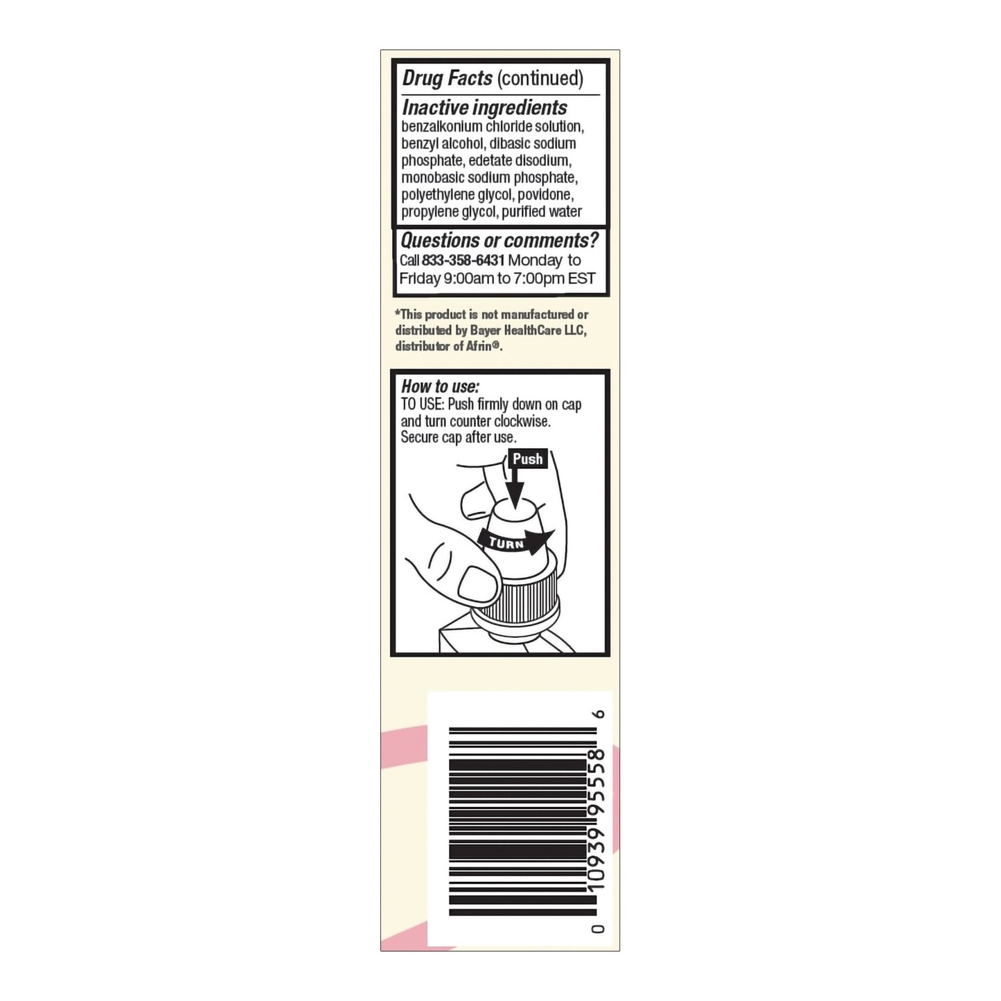 Foster & Thrive™ Nasal Spray, 1-ounce bottle 70677103701
