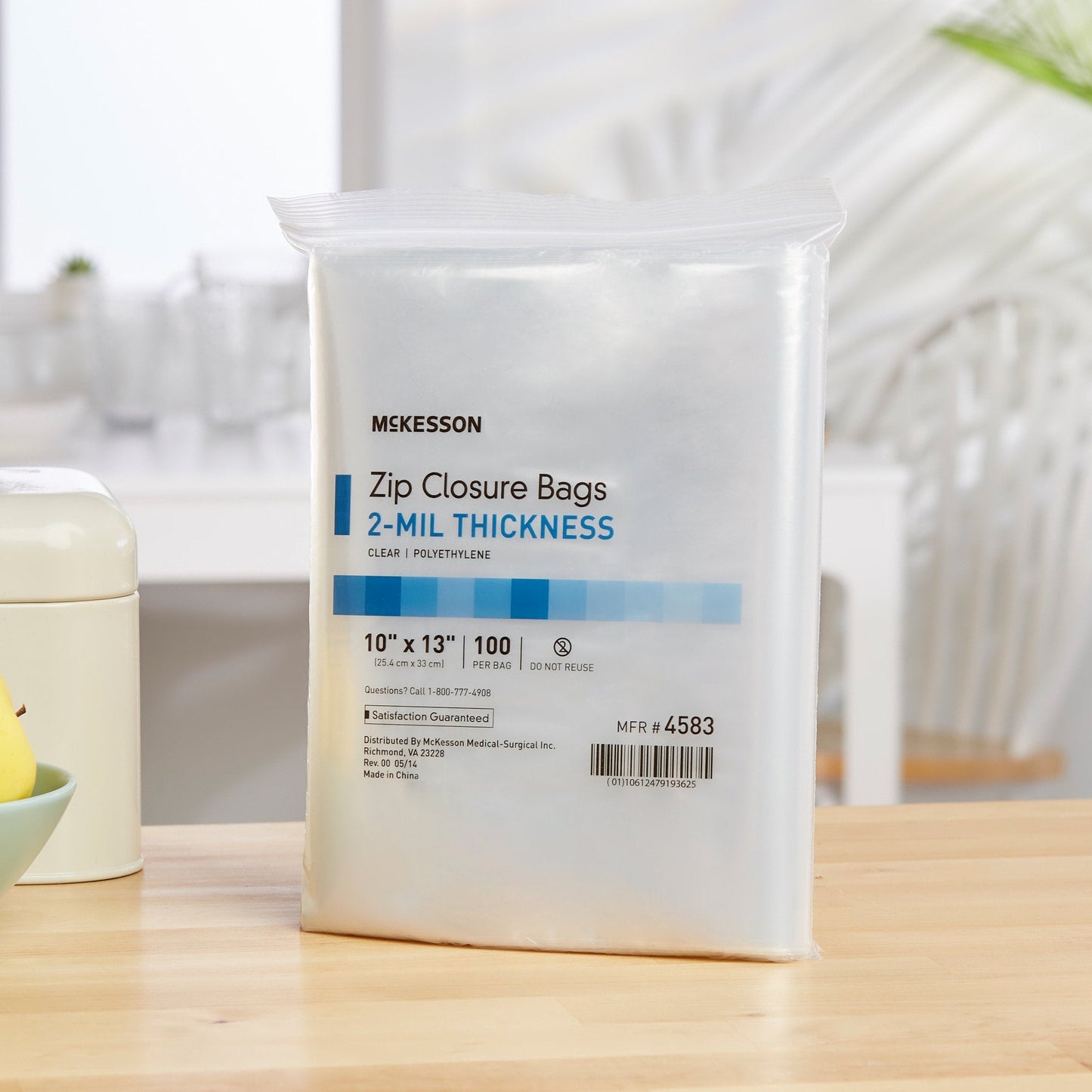 McKesson Zip Closure Bag, 10 X 13 Inches 4583