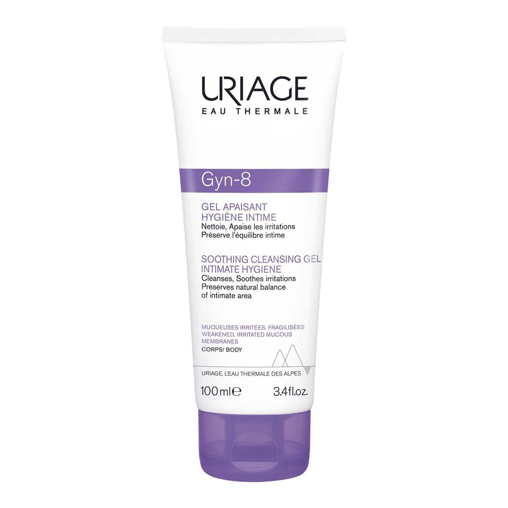 Uriage GYN-8 Intimate Hygiene Gel - Gentle, Soothing, Paraben-Free Feminine Hygiene Product