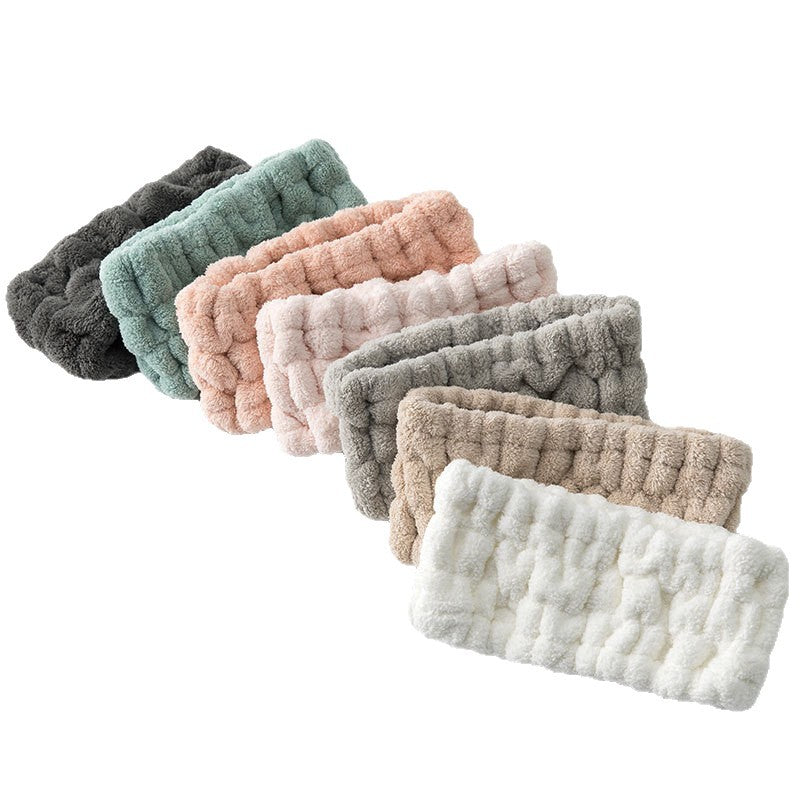 Elastic Plush Face Washing Headband