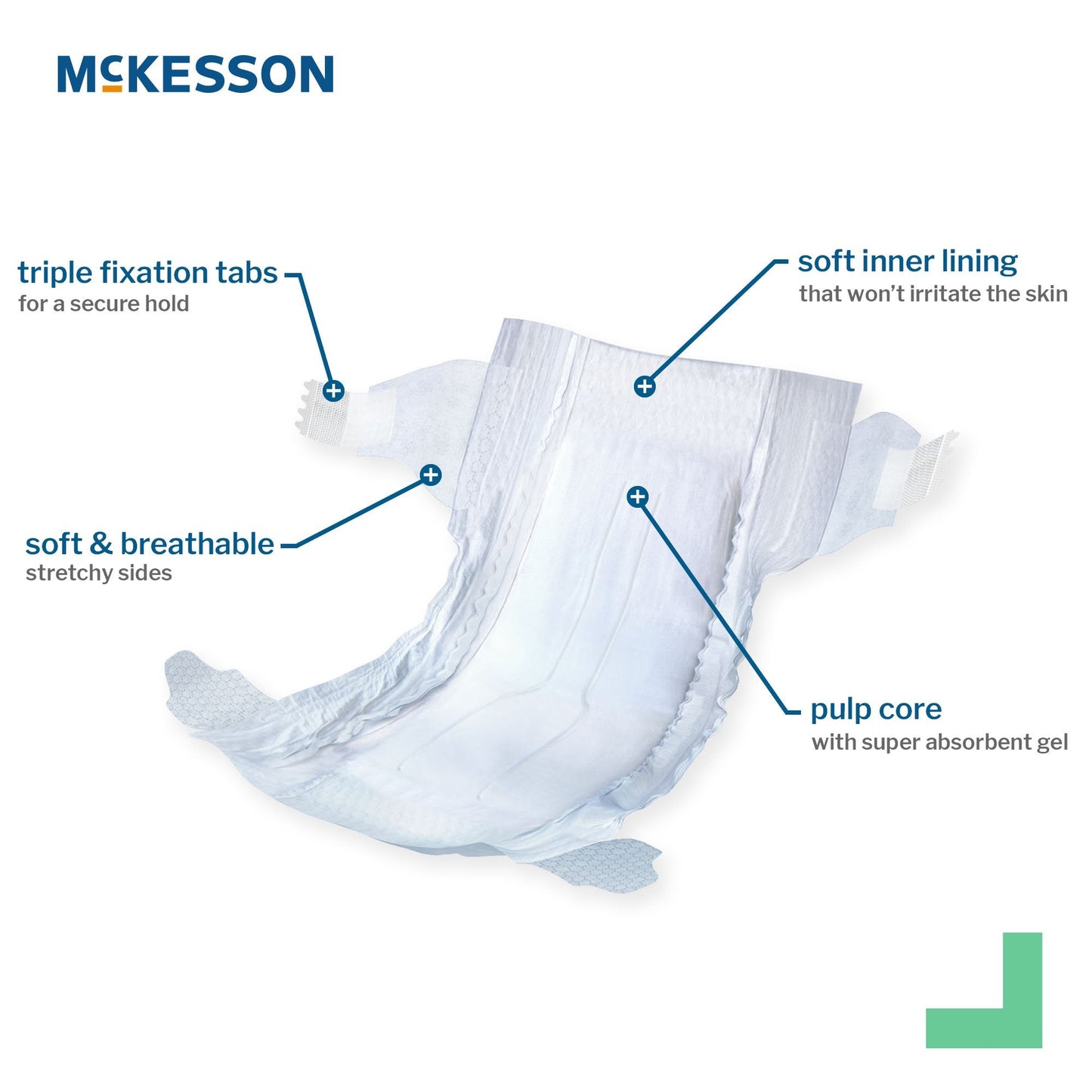 McKesson Baby Diaper, Size 7 BD-SZ7