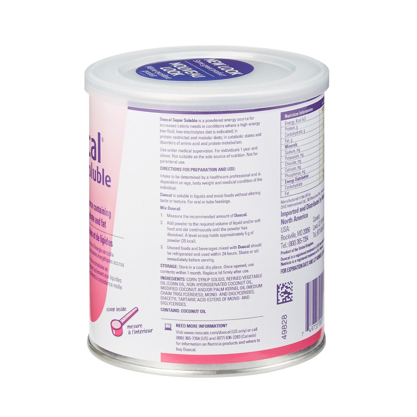 Duocal® Super Soluble Blend of Fat and Carbohydrate for Increased Caloric Intake 49828