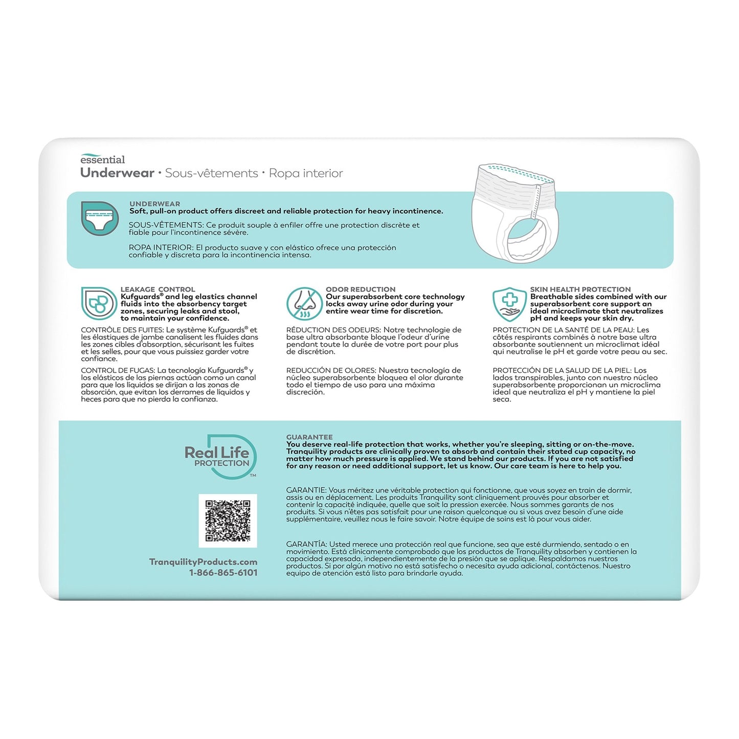 Select® Heavy Protection Absorbent Underwear, Extra Large 2607