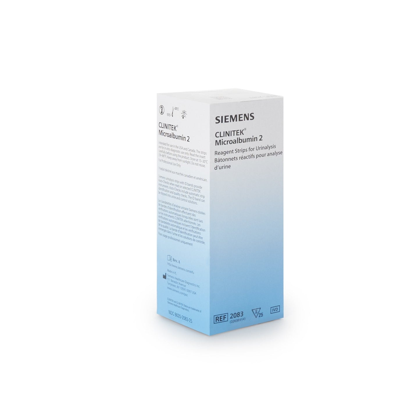 Clinitek® Reagent Test Strip for use with Small Clinitek Systems, Microalbumin 10317439