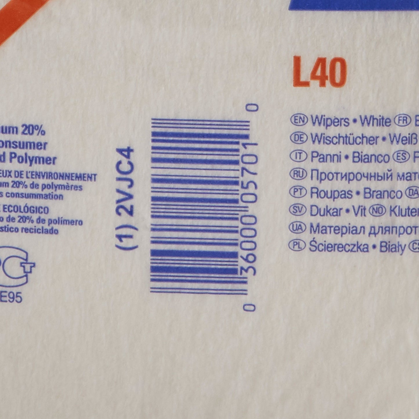 WypAll® L40 Towels 05701