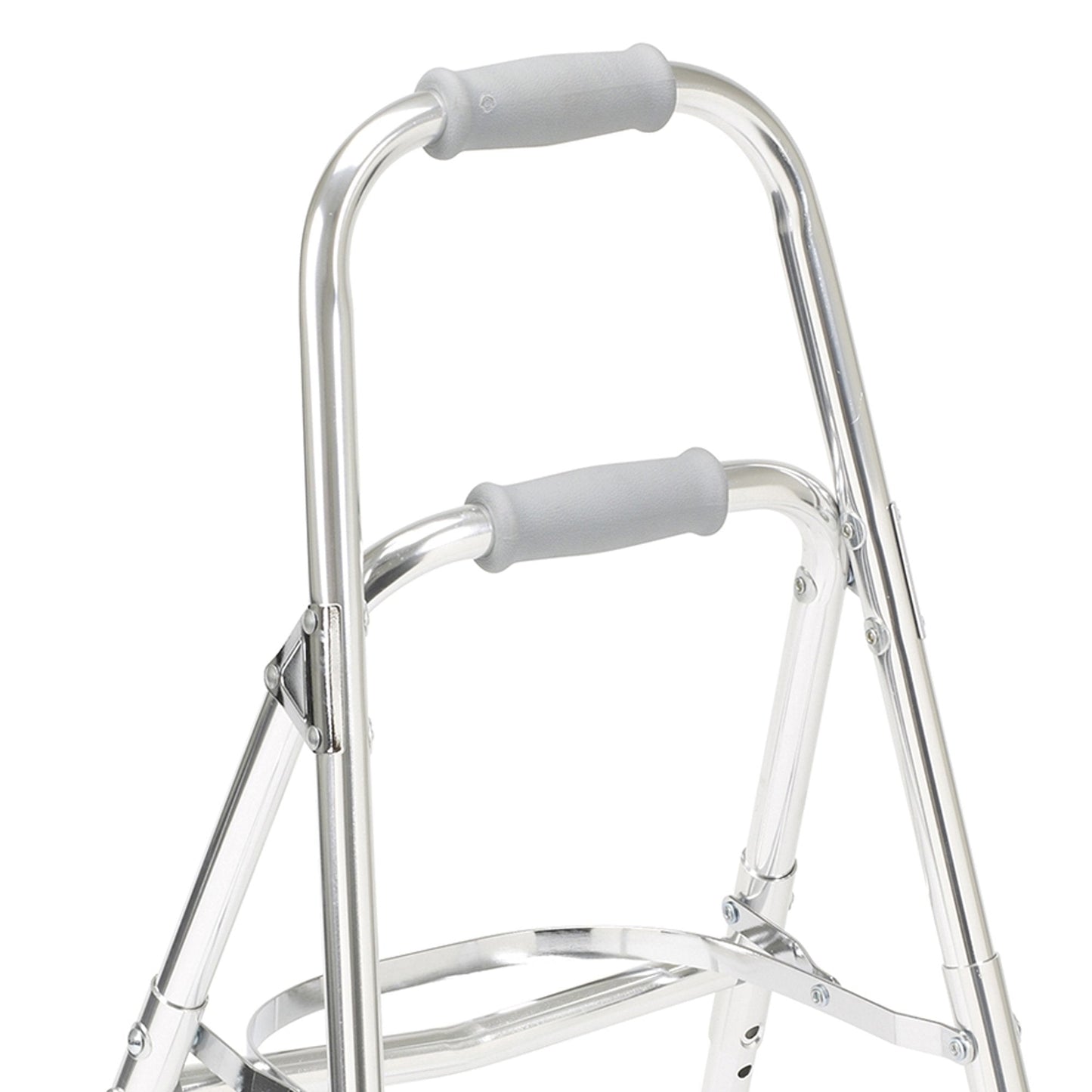 drive™ Hemi Aluminum Side Step Folding Walker, 29½ – 37 Inch Height 10240-1