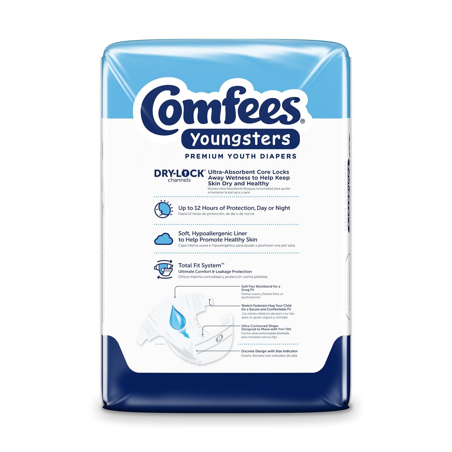 Comfees® Youngsters Premium Youth Diapers, Size 8 CMF-8