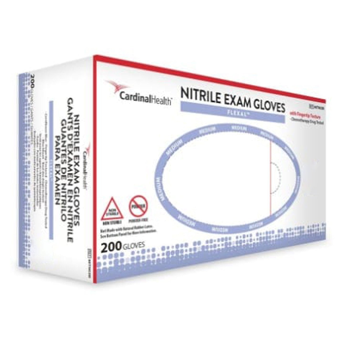 Flexal™ Nitrile Exam Glove, Large, Blue 88TN04L