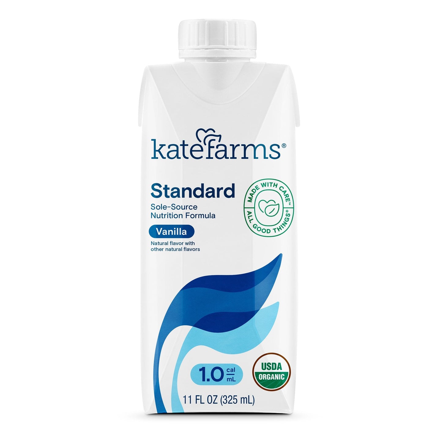 Kate Farms® Standard 1.0 Vanilla Sole-Source Nutrition Formula, 11-ounce carton 851823006683