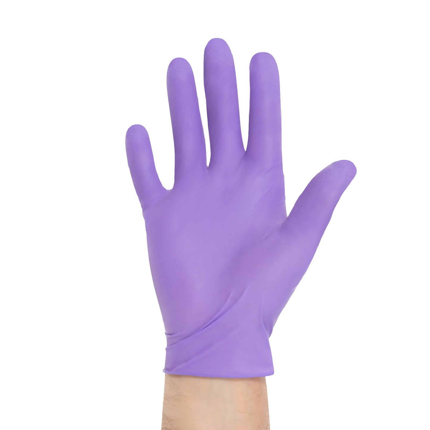 O&M Halyard Inc Purple Nitrile-Xtra Nitrile Extended Cuff Length Exam Glove, Medium 50602, Box of 50