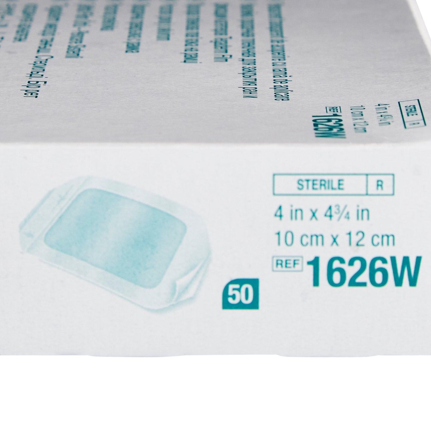 3M™ Tegaderm Transparent Film Dressing, 4 x 4-3/4 Inch 1626W