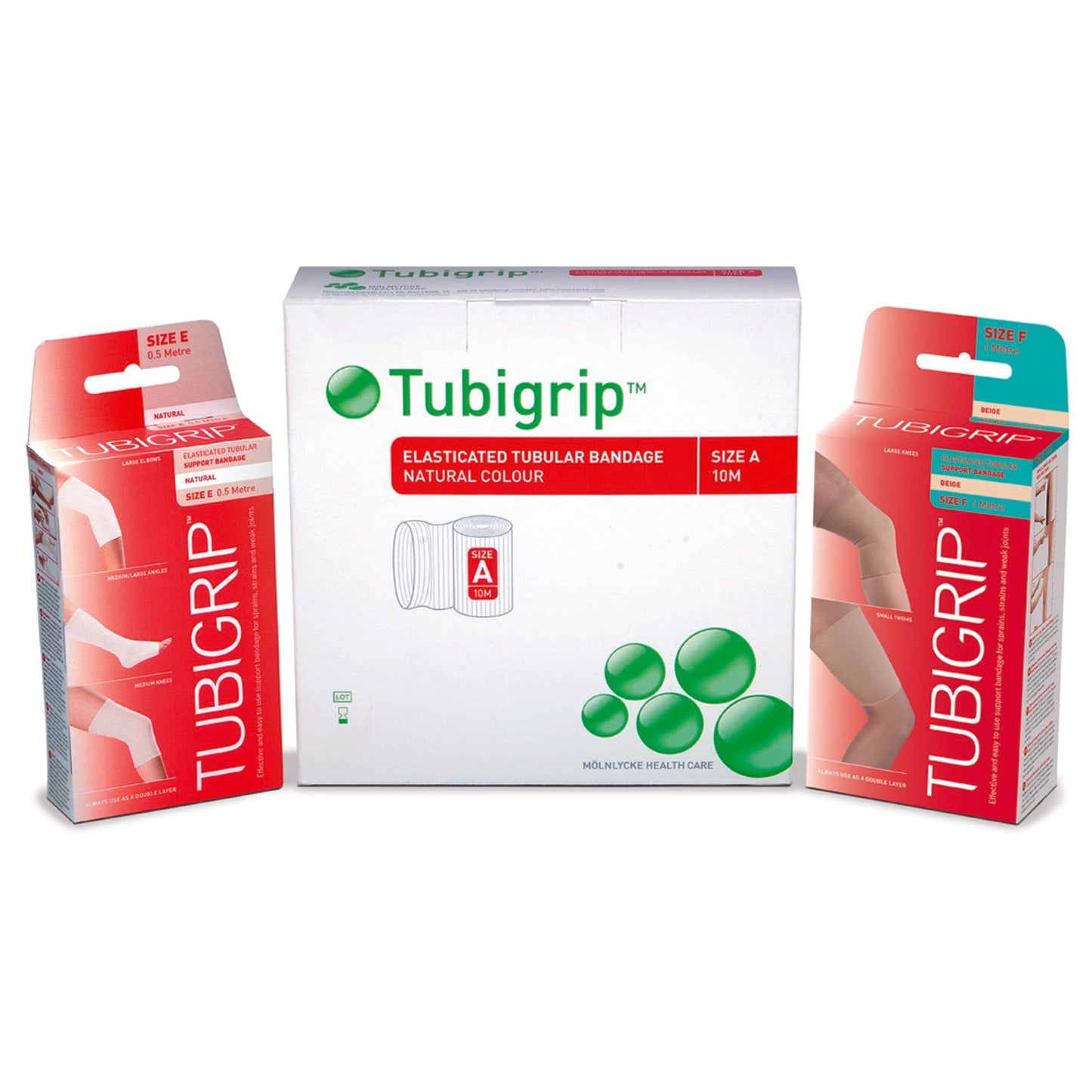 Tubigrip® Pull On Elastic Tubular Support Bandage, 10 Meter, Size E 1434
