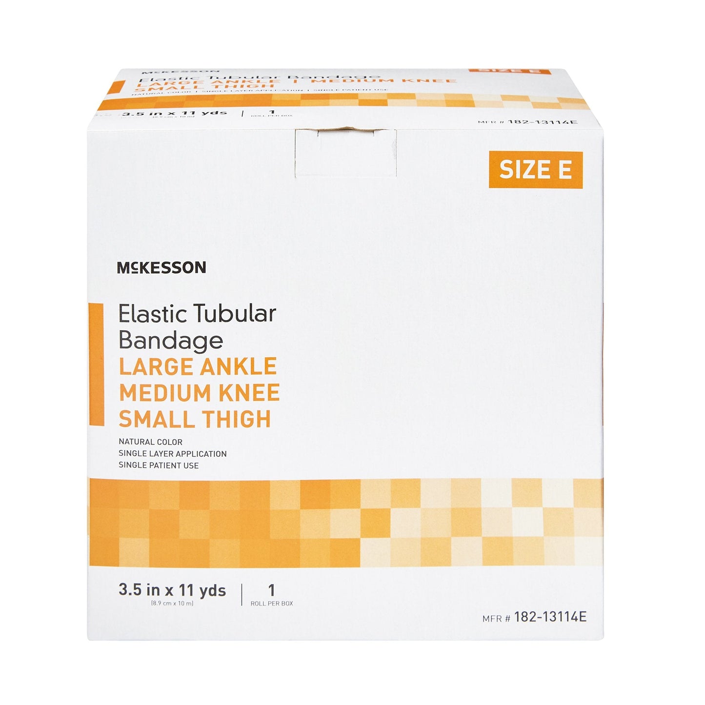 McKesson Elastic Tubular Support Bandage, 3-1/2 Inch x 11 Yard 182-13114E