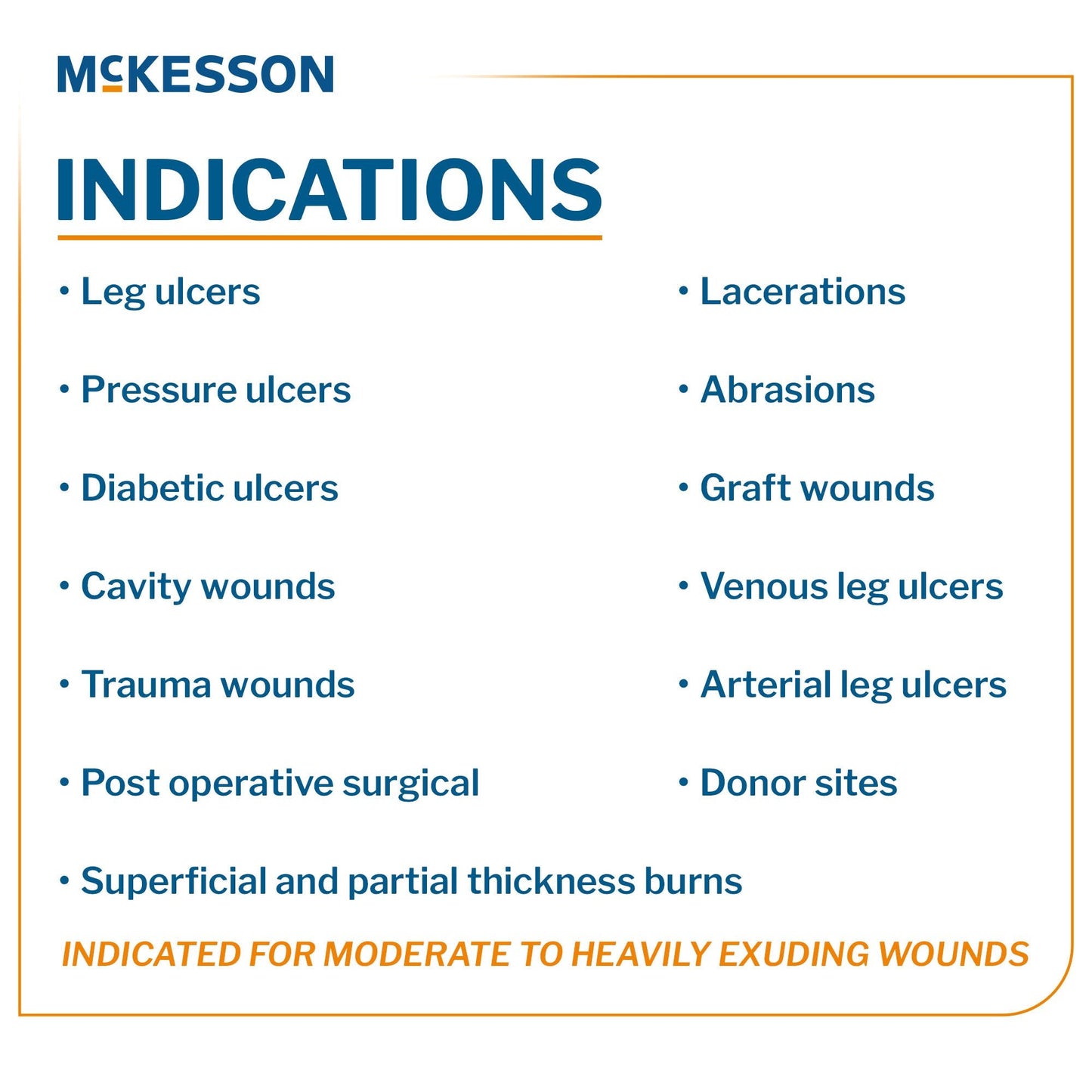McKesson Alginate Dressing, 4 x 8 inch 3563