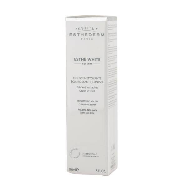 Esthederm Este-White Cleansing Foam - Anti-Aging Facial Cleanser for Uneven Skin Tone