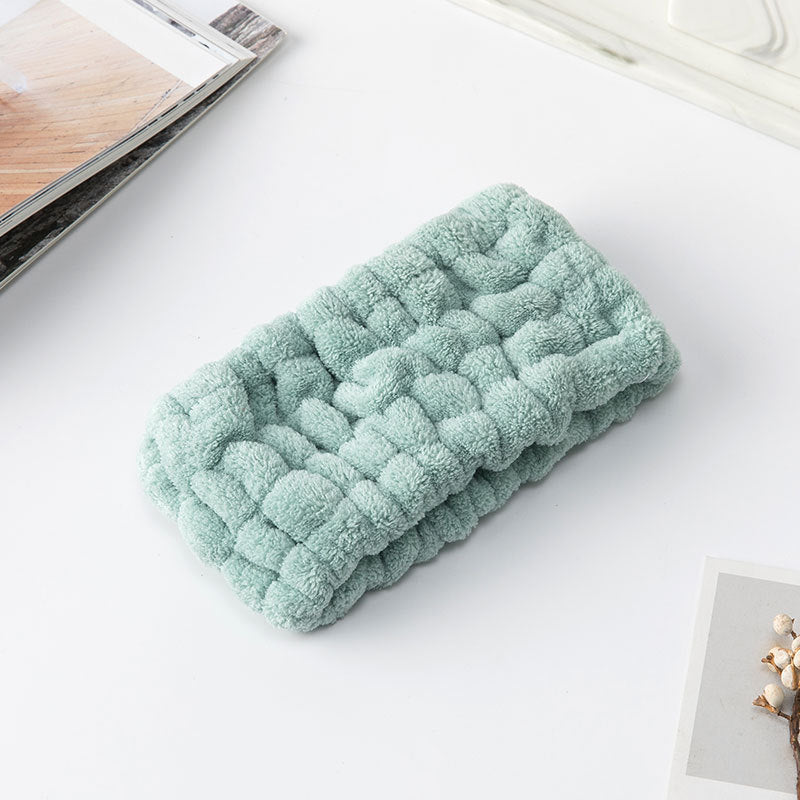 Elastic Plush Face Washing Headband