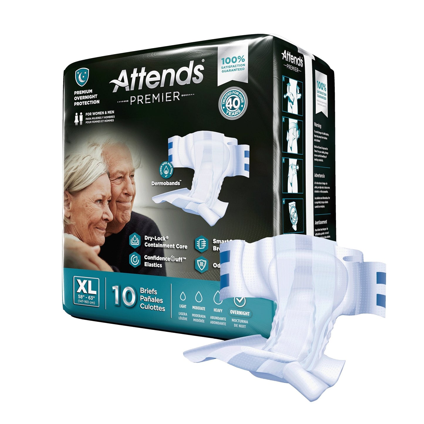 Attends® Premier Briefs, Extra Large ALI-BR40