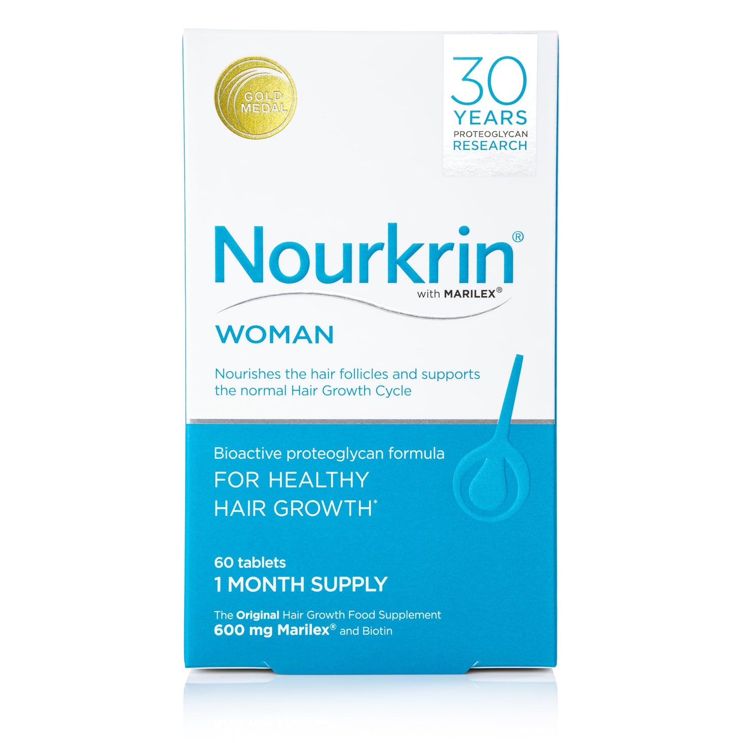 Nourkrin Woman 60 Tablets - Hair Health Support | 60 Tablets