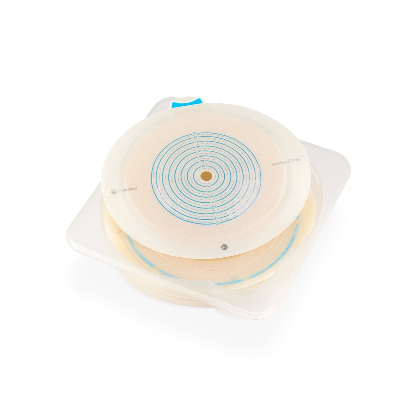 SenSura® Mio Flex Ostomy Barrier, Trim to Fit 10 – 68 mm, Yellow Match 10571