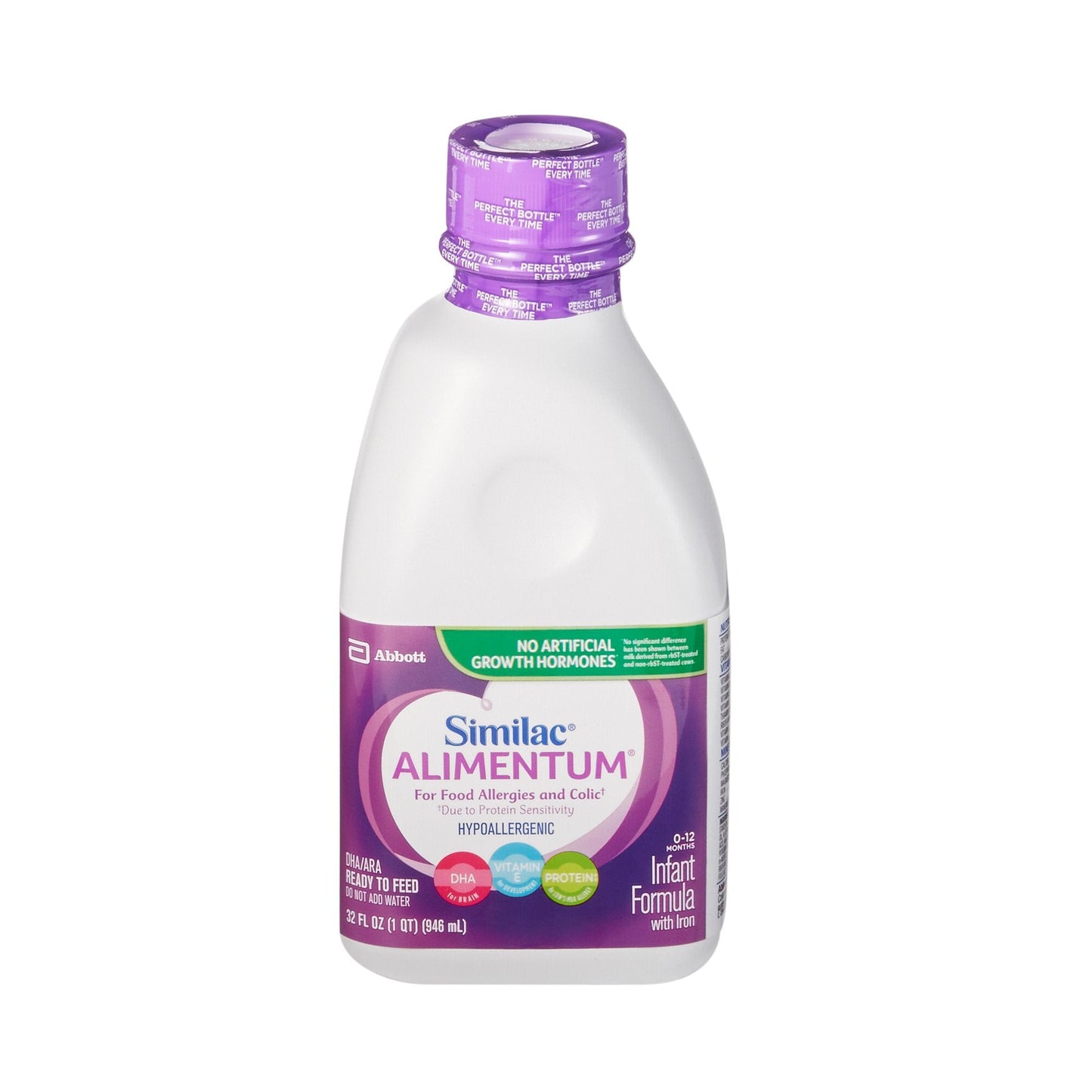 Similac® Alimentum® Ready to Use Infant Formula, 1-quart bottle 57512