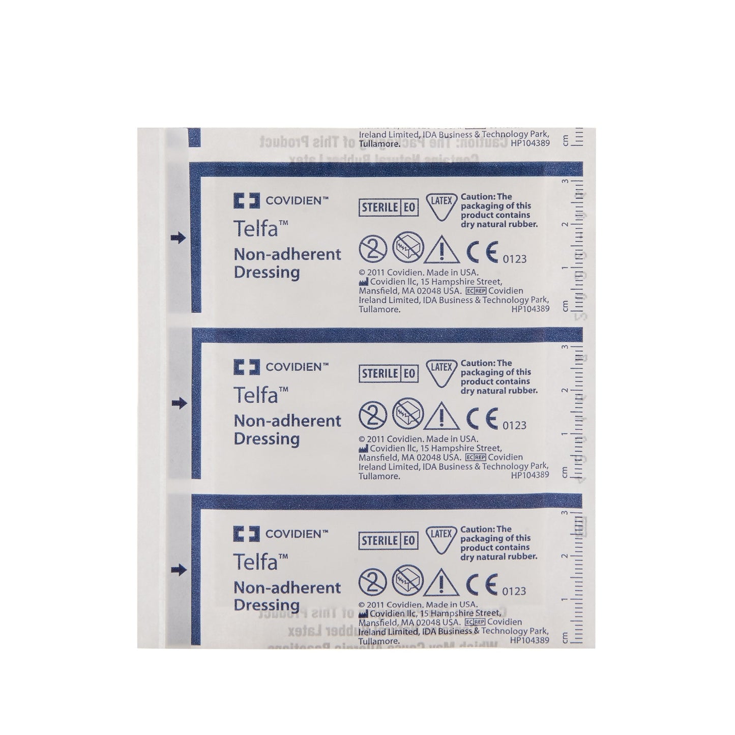 Telfa™ Ouchless Nonadherent Dressing, 3 x 4 Inch 2132-