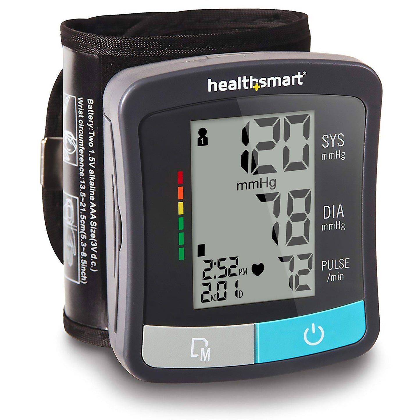 Mabis® Digital Blood Pressure Wrist Unit, Adult, One Size 04-810-001