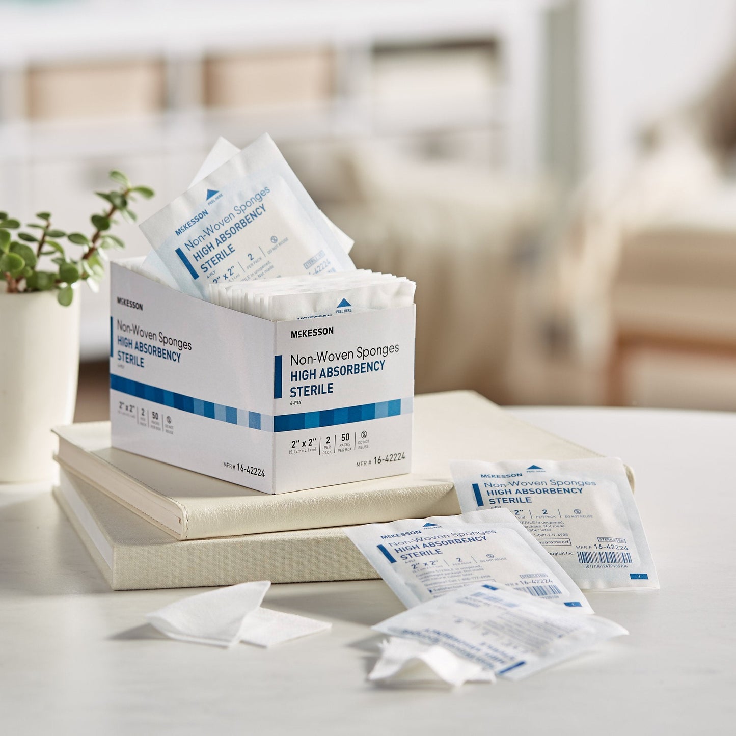 Dermacea™ Sterile USP Type VII Gauze Sponge, 4 x 4 Inch, 12-Ply 442214