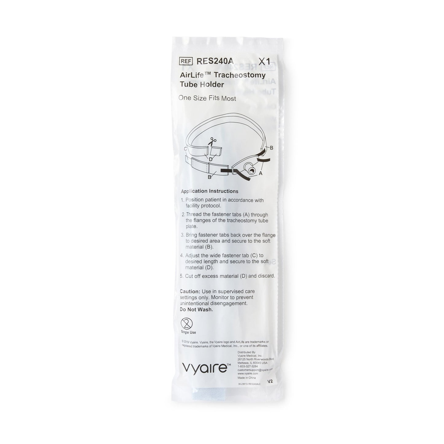 AirLife® Tracheostomy Tube Holder RES240A