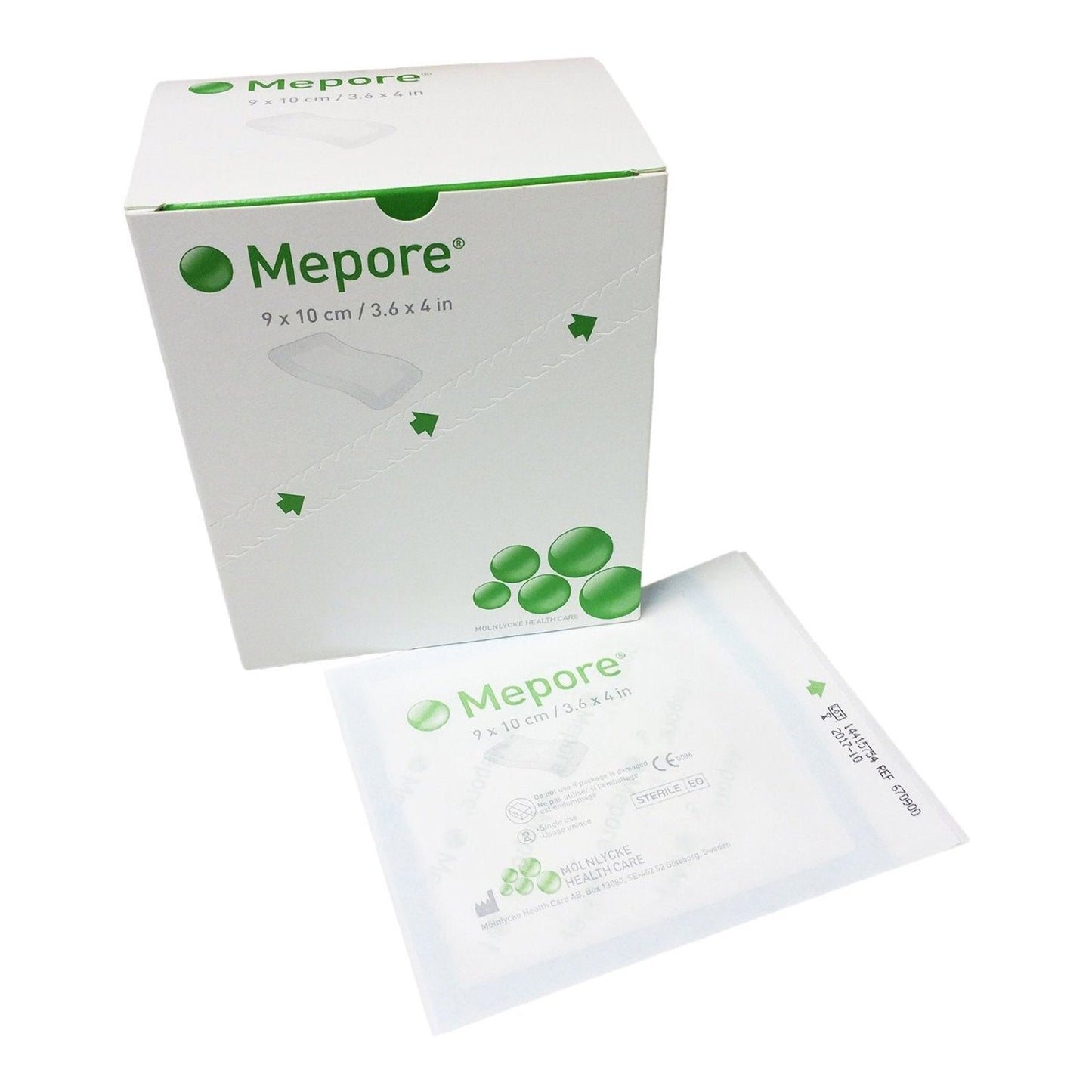 Mepore® Adhesive Dressing, 3 X 4 inch 670900