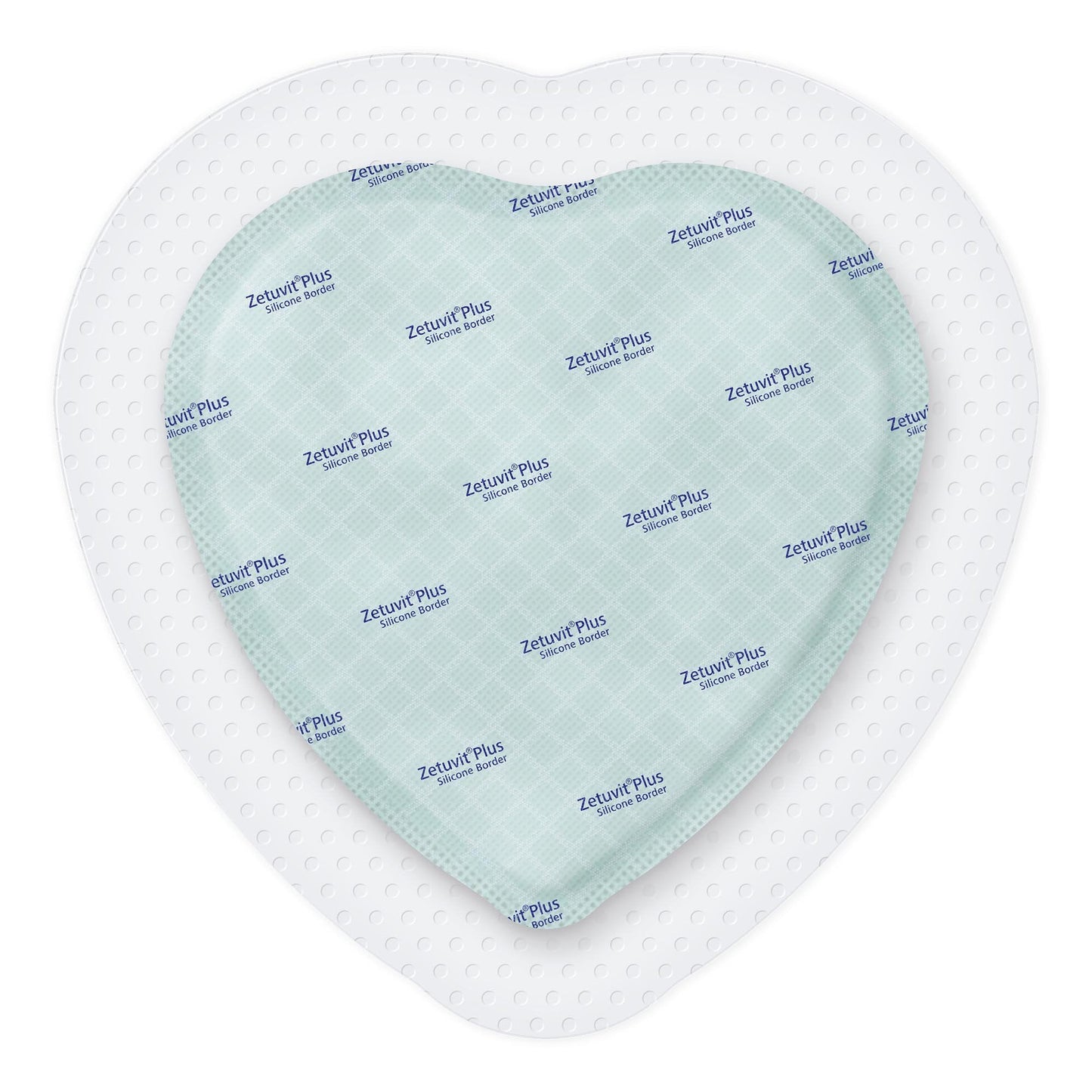 Zetuvit® Plus Silicone Border Super Absorbent Dressing, 7 x 7 Inch Sacral 413906
