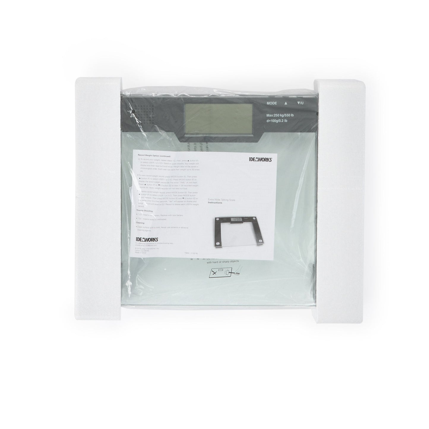 Ideaworks® Extra Wide Talking Scale JB5824