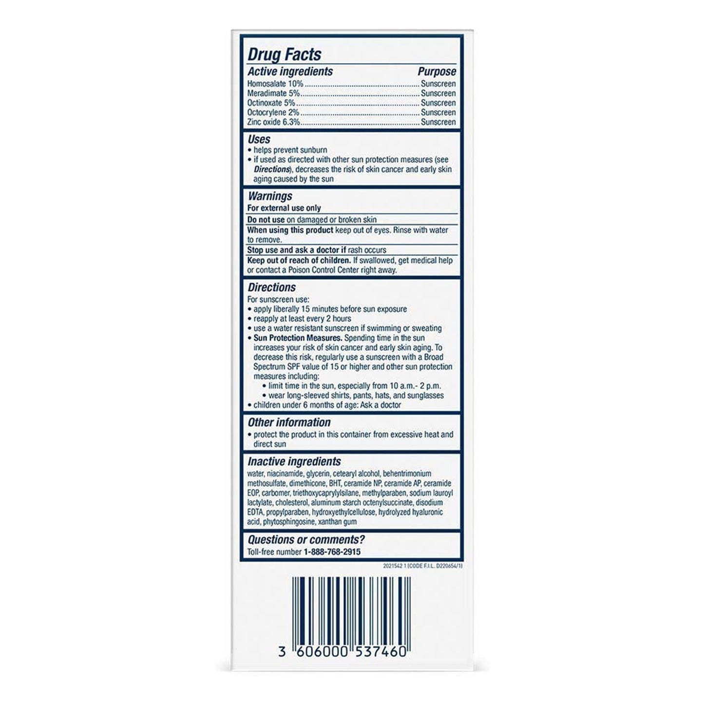CeraVe® AM Facial Moisturizing Lotion with Sunscreen 60600053746