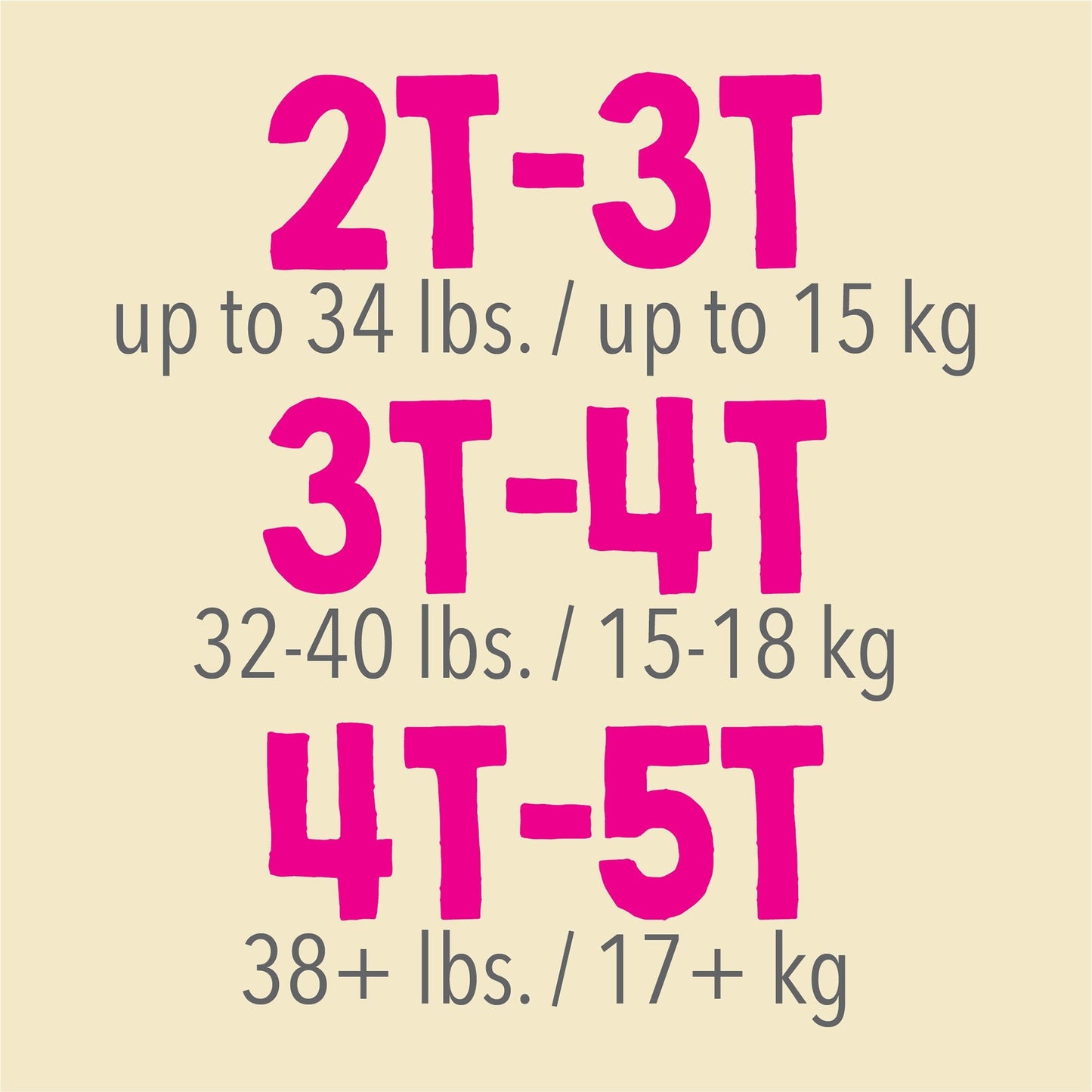 Cutie Pants® Toddler Training Pants, Pink Princess Print, 3T – 4T, 32 – 40 lbs. CR8008