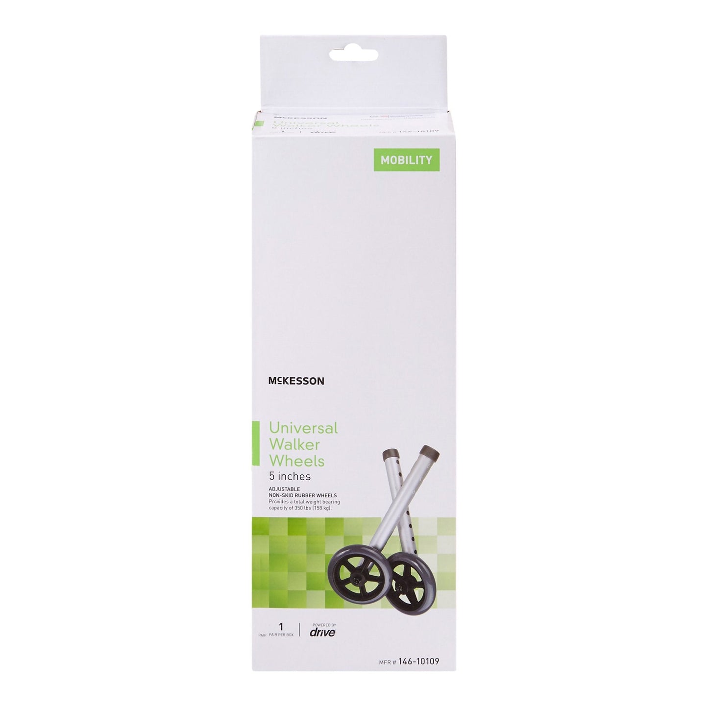 McKesson Walker Wheels, 5-inch Diameter 146-10109