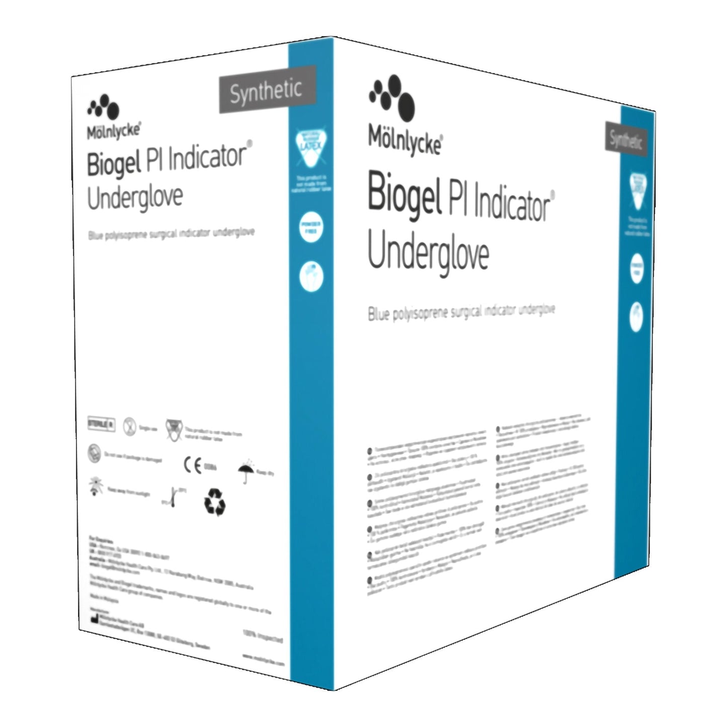 Biogel® PI Indicator Underglove™ Polyisoprene Surgical Underglove, Size 7, Blue 41670