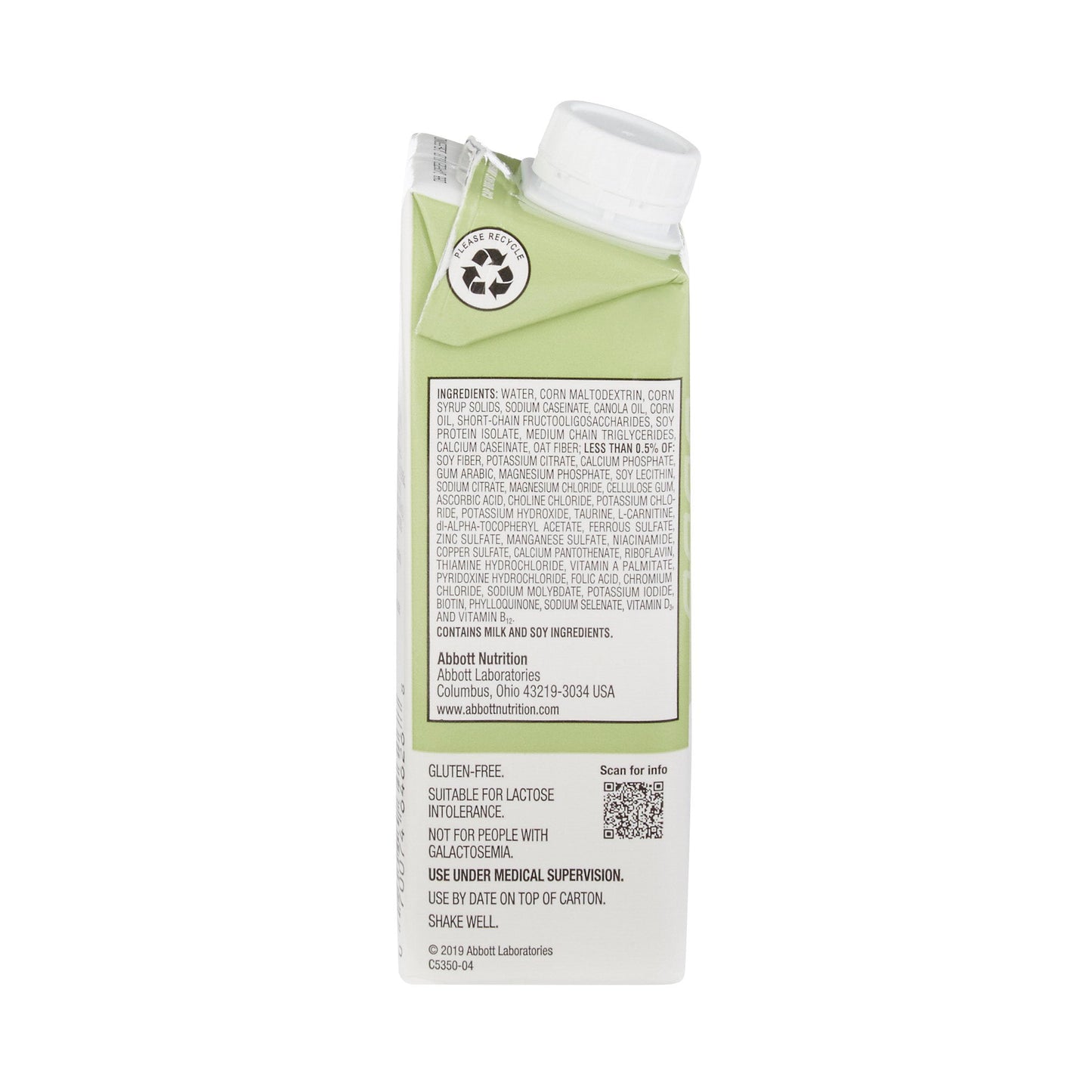 Jevity® 1.5 Cal Complete, Balanced Nutrition with Fiber, 8-ounce carton 64628