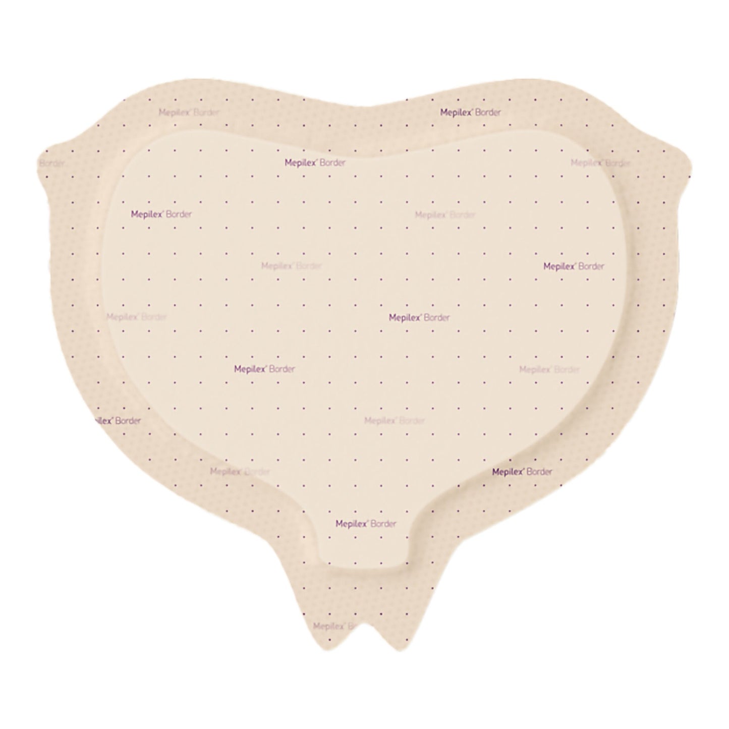 Mepilex® Border Sacrum Foam Dressing, 22 x 25 Centimeter 282455