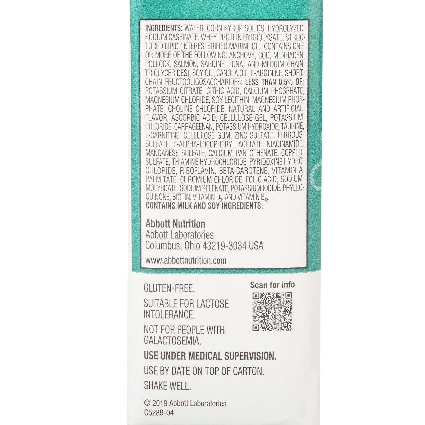 Pivot® 1.5 Cal Peptide-Base High Protein Nutrition for Metabolic Stress 65007