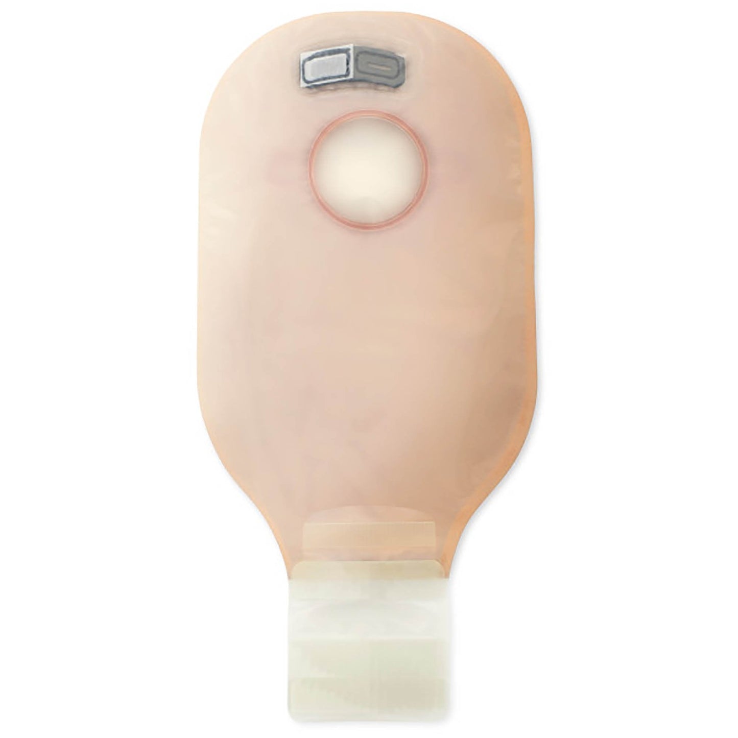 New Image™ 2-Piece Beige Colostomy Pouch, Pre-cut to Fit 70mm Stomas, Blue Match 18184