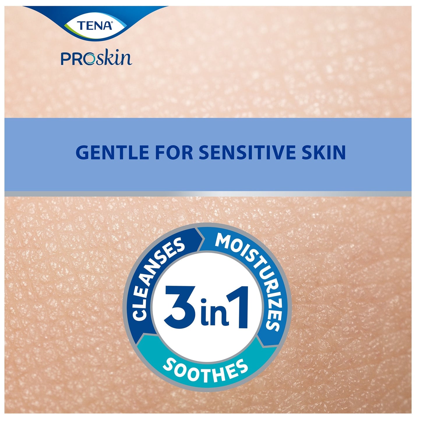 Tena® Body Wash Cleansing Cream, Alcohol-Free, White, 3-in-1 Formula, 8.5 ounces 64425