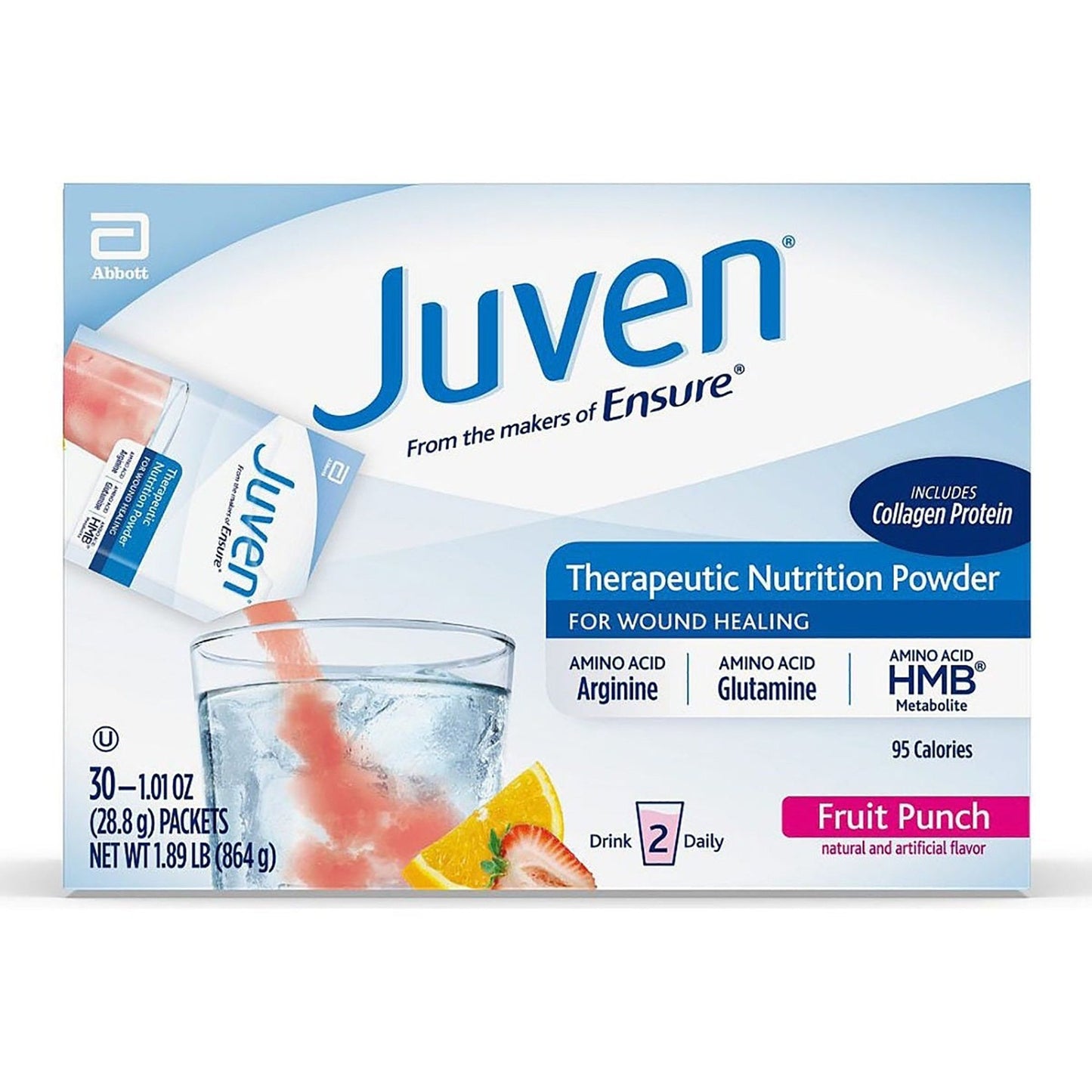 Juven® Fruit Punch Therapeutic Nutrition Powder for Wound Healing 66680