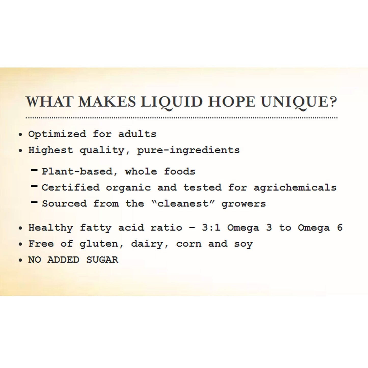 Liquid Hope® Complete Plant Based Nutrition, 12-ounce pouch 212798