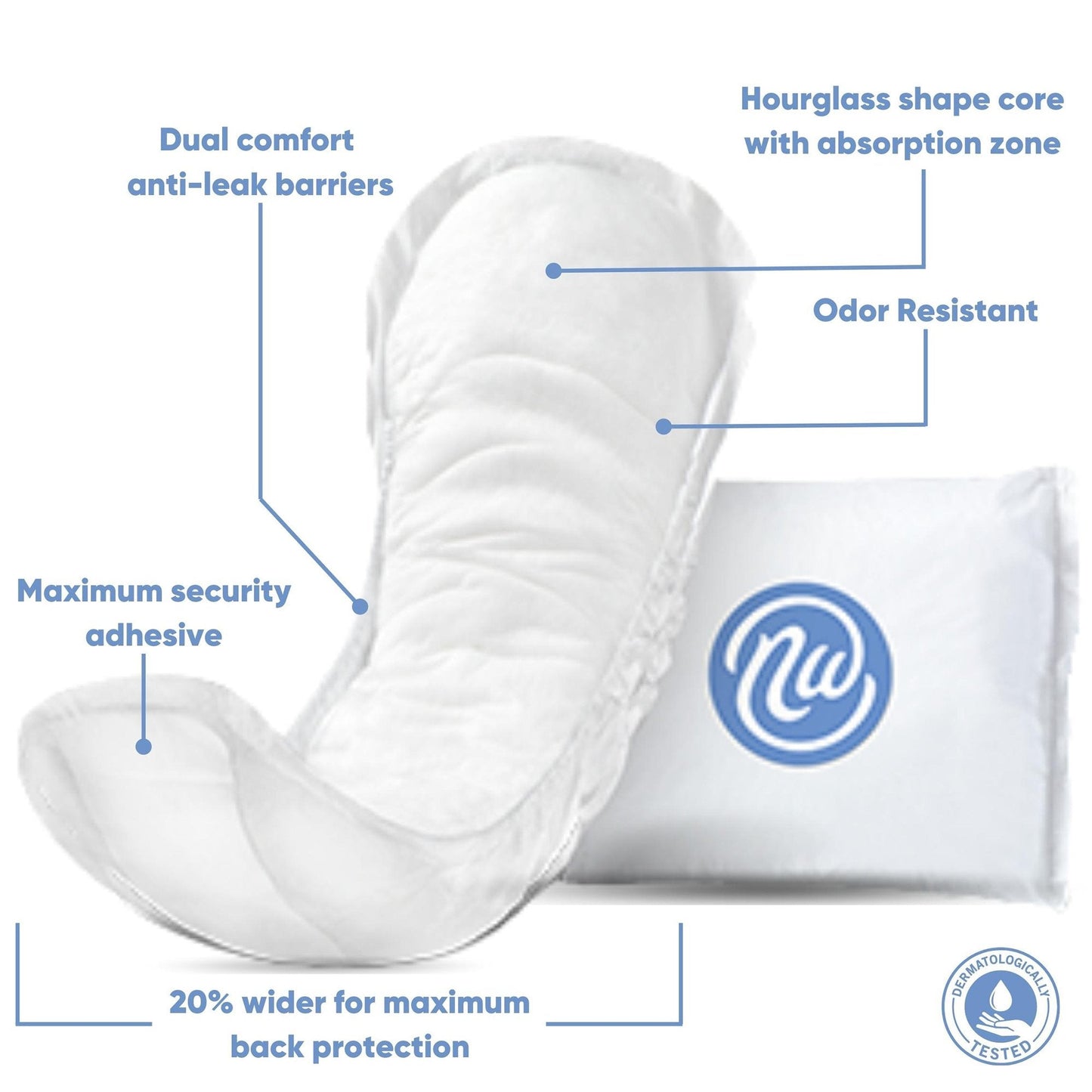 Nexwear Maximum Long Bladder Control Pads 1990