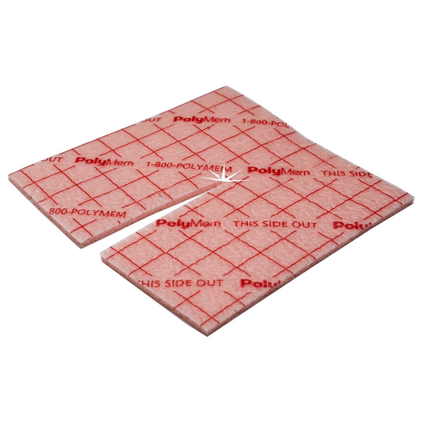 PolyMem® Nonadhesive without Border Foam Dressing, 3 x 3 Inch 5033