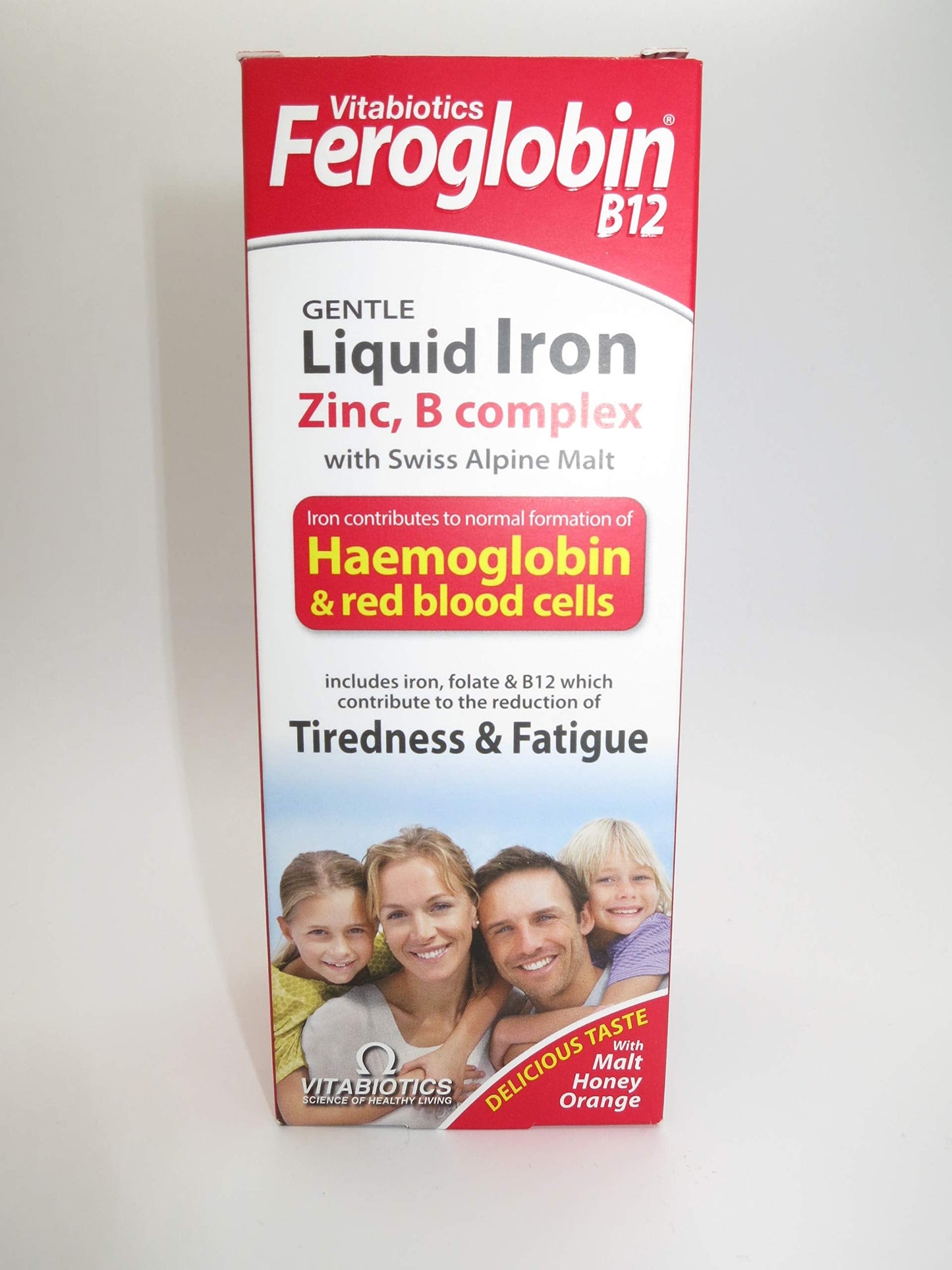 Vitabiotics Feroglobin Liquid Iron Supplement for Children and Adults - 6.76 fl oz